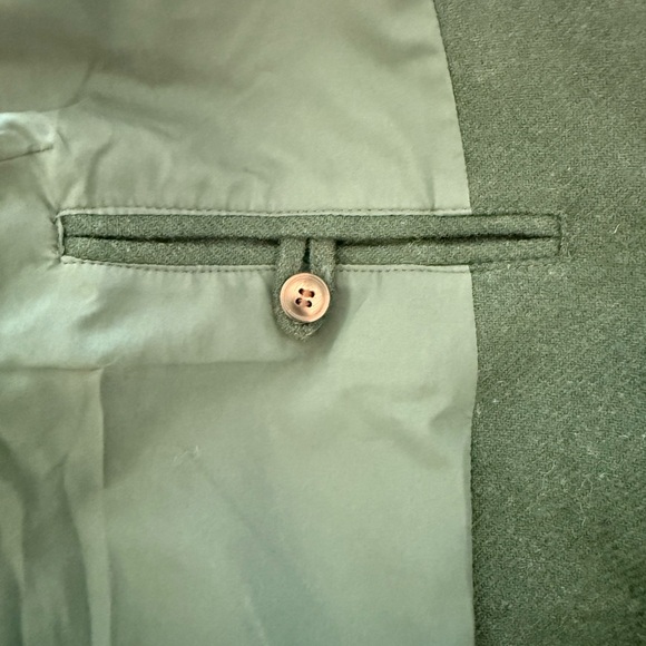 Madewell Brushed Oversized Dorset Blazer Green Wool Blend Coat Jacket 1X - Picture 12 of 14